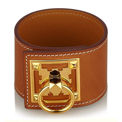 hermes leather bracelet cost|vintage Hermes leather bracelet.